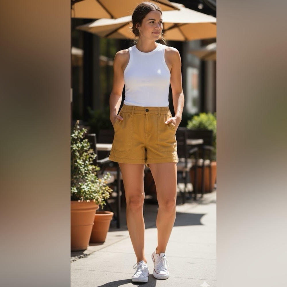 Gap shorts yellow women’s size 10